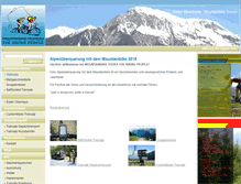 Tablet Screenshot of mountainbike-tours.eu